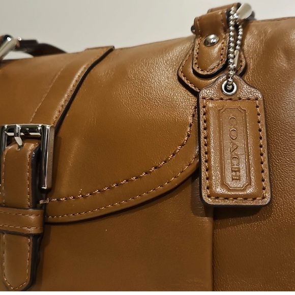 Coach Charlie Jessa Leather Handbag/Satchel